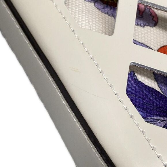 Gucci Shoulder Bag Interlocking G/flora 550138 Off White X Red X Multi Leather - Picture 14 of 15